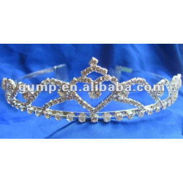 Tiara de la couronne de mariage nuptiale (GWST12-187)